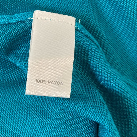 Avenue 26/28 Teal Cardigan NWT - Picture 7 of 8
